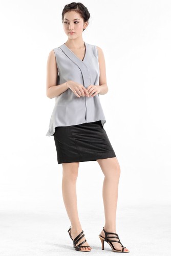 Leather Textured Mini Skirt